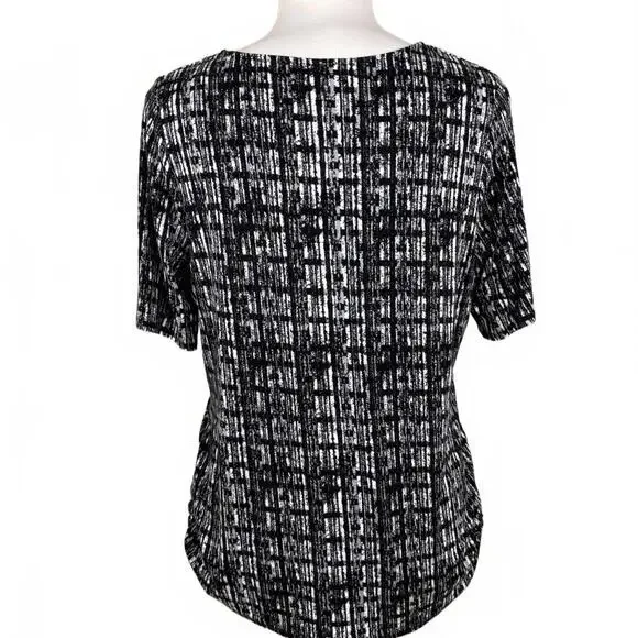 Coldwater Creek Women's Top, Size 1X, Black & White Pattern - Picture 2 of 5